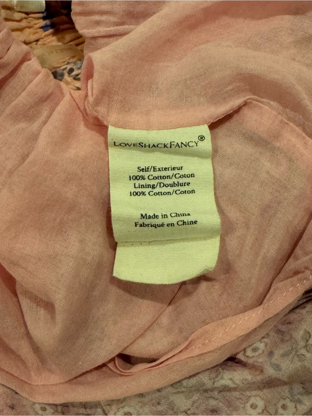 LoveShackFancy Pink Floral Ruffle Tiered Mini Skirt - Exploded Pink Mixed Print - Picture 7 of 7